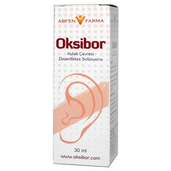 Abfen Oksibor Kulak Çevresi Dezenfekte Solüsyonu 30 Ml - Görsel 3