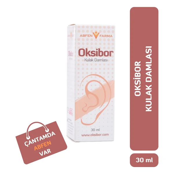 Abfen Oksibor Kulak Çevresi Dezenfekte Solüsyonu 30 Ml - Görsel 2