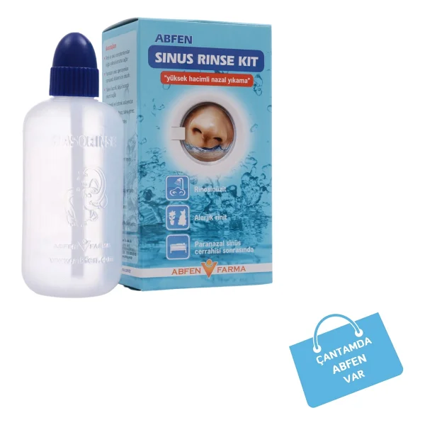 Abfen Sinus Rinse 25 X 240 Ml Burun Yıkama Kiti - Görsel 10