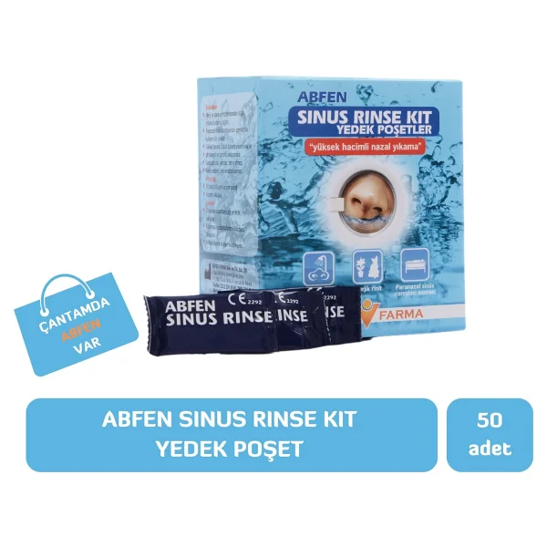 Abfen Sinus Rinse Kit Pediatric Yedek Poşetler - Görsel 5