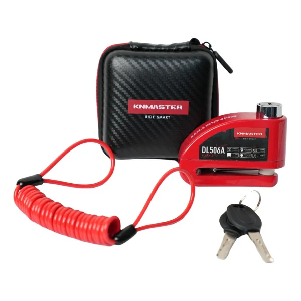 Knmaster DL510A 10 mm Alarmlı Disk Kilidi - Görsel 2