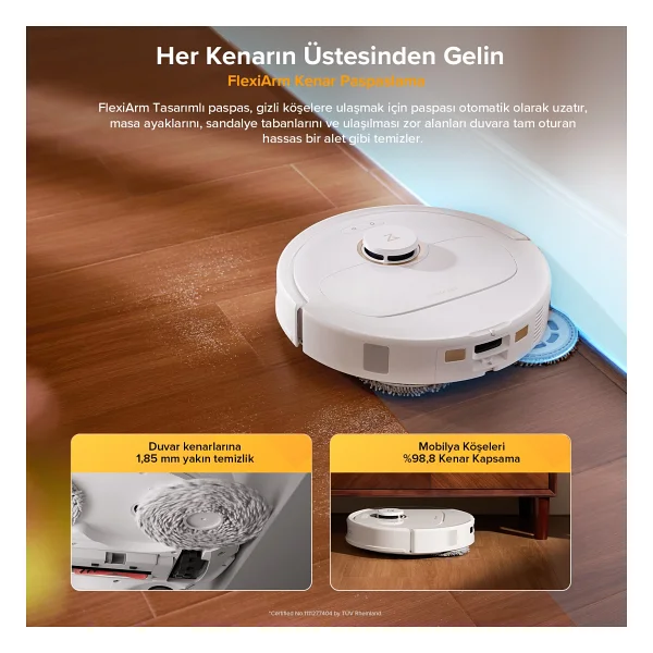 Roborock Qrevo C Çöp İstasyonlu Akıllı Robot Süpürge - Görsel 5