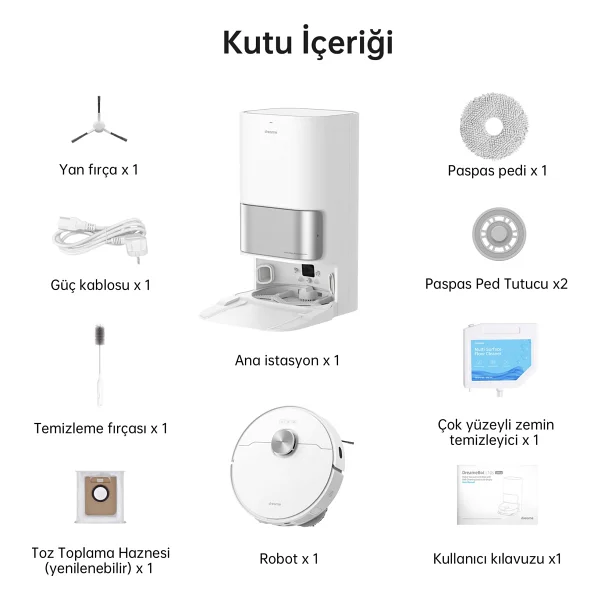 Dreame Bot L10s Ultra Çöp İstasyonlu Akıllı Robot Süpürge - Görsel 7