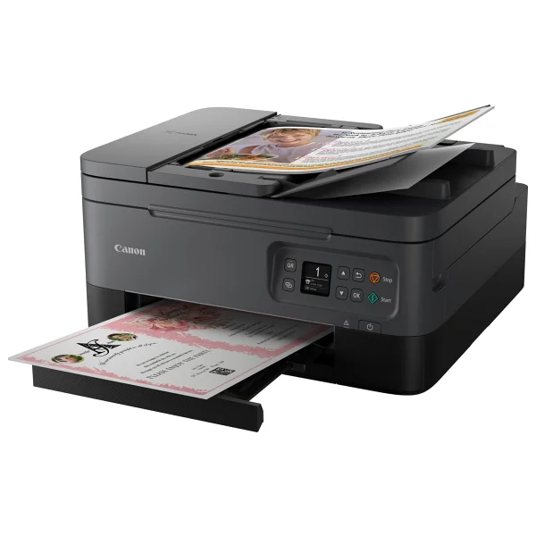 Canon Pixma Tr4755ı Wi-Fi + Tarayıcı + Fotokopi + Faks Renkli Çok Fonksiyonlu Mürekkep Püskürtmeli Yazıcı - Görsel 3