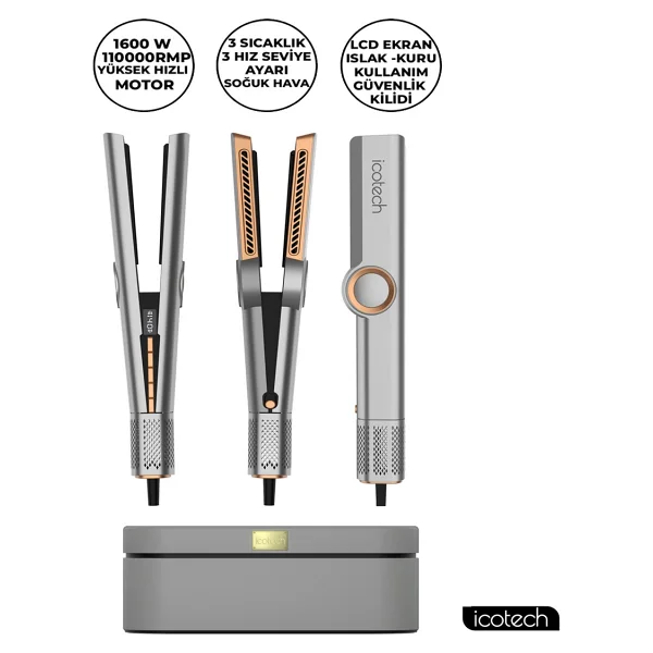 Icotech Pro Airflow HS50 Saç Düzleştirici - Görsel 8