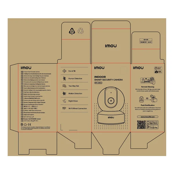 Imou Dk2 Ipc-Dk2-4h1w 4 Mp 360 Derece Gece Görüşlü Wi-Fi Güvenlik Kamerası - Görsel 2