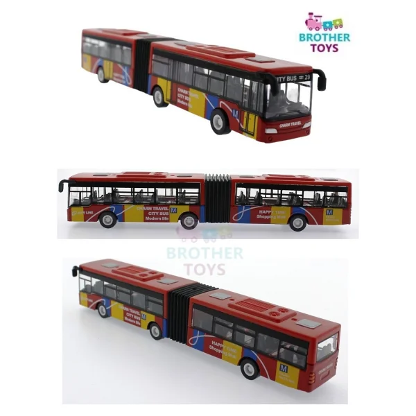 Oyuncak Körüklü Otobüs Metrobüs 1 Adet Fiyatıdır - Bej - Görsel 2