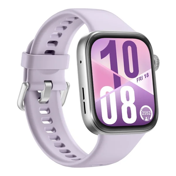 Huawei Watch Fit 4 Mor Kauçuk Kayış Akıllı Saat - Görsel 3