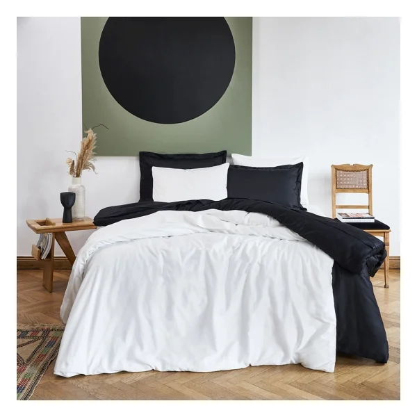 Linens Mix&Match Ekru Pamuk Saten Çift Kişilik Çarşaf - Görsel 2