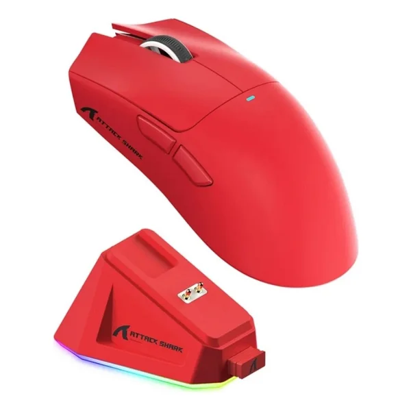 Attack Shark X11 Siyah Şarjlı Makrolu Ergonomik Optik Kablolu/Kablosuz Oyuncu Mouse - Görsel 6