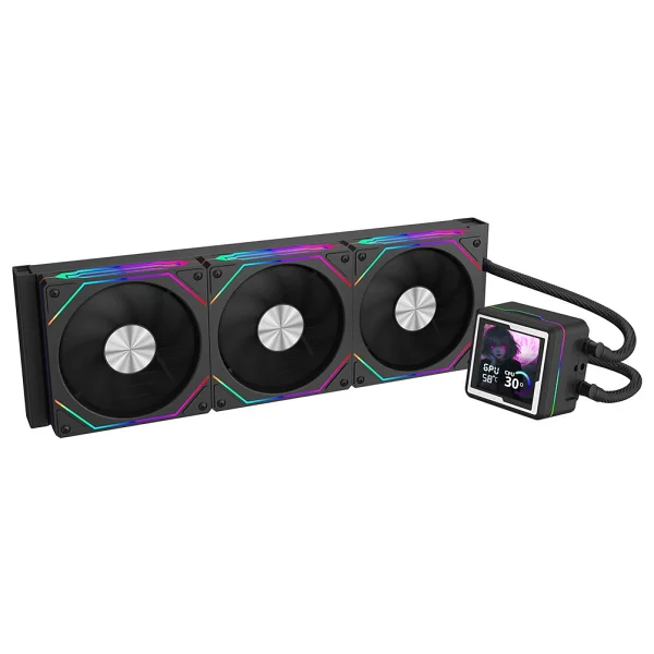 Dragos Aquaforge Argb Siyah 360 Mm İşlemci Sıvı Soğutucu - Görsel 2