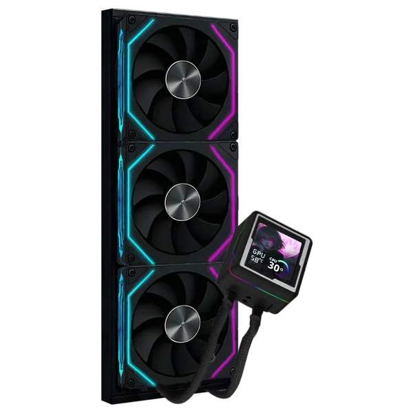 Dragos Aquaforge Argb Siyah 360 Mm İşlemci Sıvı Soğutucu - Görsel 3