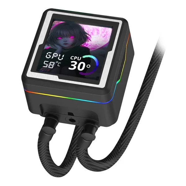 Dragos Aquaforge Argb Siyah 360 Mm İşlemci Sıvı Soğutucu - Görsel 4