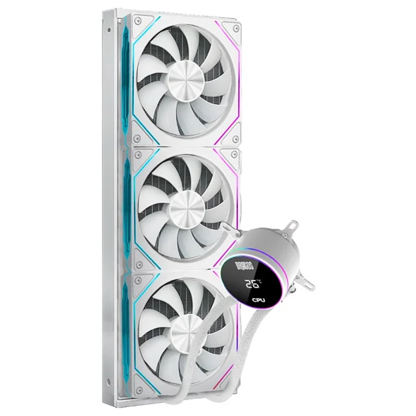 Dragos Frostbite Argb Beyaz 360 Mm İşlemci Sıvı Soğutucu - Görsel 3