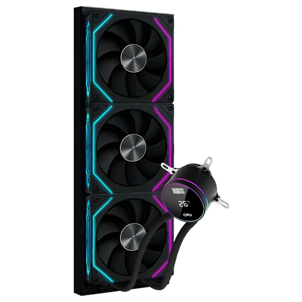 Dragos Frostbite Argb Siyah 360 Mm İşlemci Sıvı Soğutucu - Görsel 3