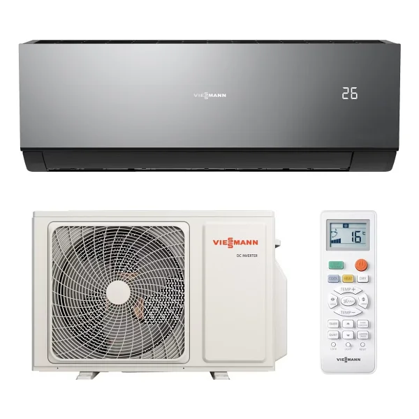 Viessmann Vitoclima 200-S/HE Trend Black SWAA200MHA027 A++ 9000 BTU Inverter Duvar Tipi Klima - Görsel 3