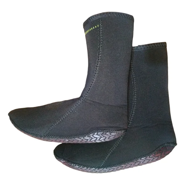 3mm Neopren Kaydırmaz Tabanlı Siyah Dalış Çorabı - 40-41 - Görsel 3