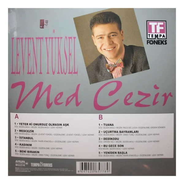 Levent Yüksel - Med Cezir Plak - Görsel 2