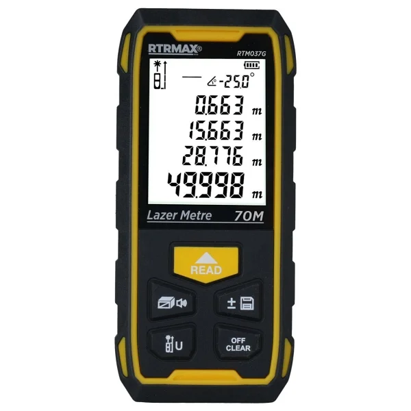 Rtrmax Rtm037g 70 M Şarjlı Lazer Metre - Görsel 5