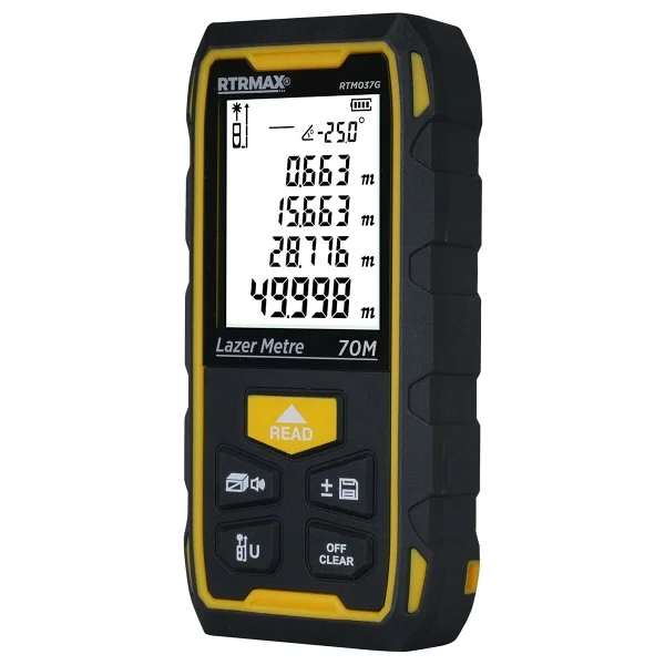 Rtrmax Rtm037g 70 M Şarjlı Lazer Metre - Görsel 2