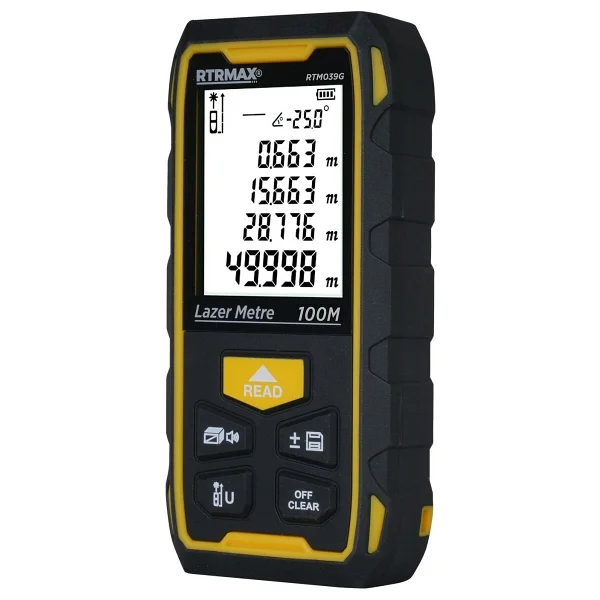 Rtrmax Rtm039g 100 M Şarjlı Lazer Metre - Görsel 5