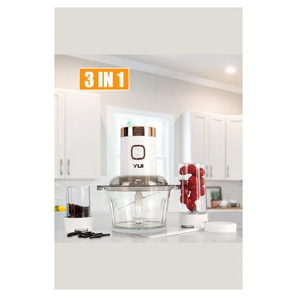 Yui M-2001 3'ü 1 Arada 300 W Blender Seti - Görsel 6