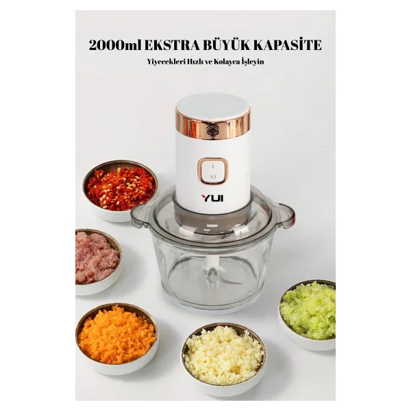 Yui M-2001 3'ü 1 Arada 300 W Blender Seti - Görsel 3