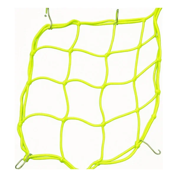 Motosiklet Kask Filesi - 6 Kanca Neon Sarı 1 Metre Esneyebilir - Görsel 3