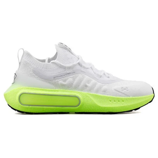 Under Armour Phantom 4 3027593-104 Beyaz-Yeşil Erkek Spor Ayakkabı - Görsel 6