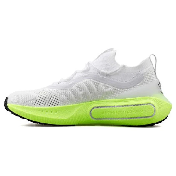 Under Armour Phantom 4 3027593-104 Beyaz-Yeşil Erkek Spor Ayakkabı - Görsel 2