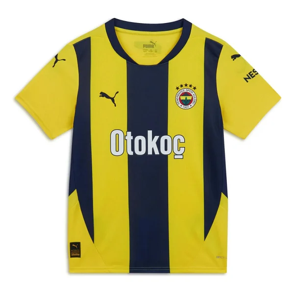 Puma 775364-01 2024/2025 İç Saha Çubuklu Çocuk Fenerbahçe Forması - Görsel 7