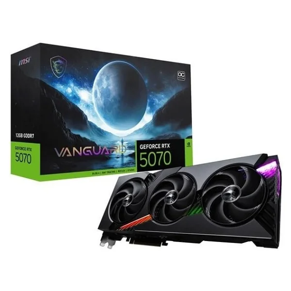 Msı RTX 5070 12g Vanguard Soc G5070-12vgs 192 Bit Gddr7 12 GB Ekran Kartı - Görsel 6