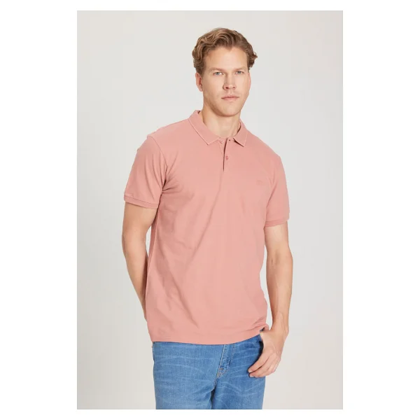 Wrangler Regular Fit Normal Kesim %100 Pamuk Polo Yaka Siyah Tişört - Görsel 7