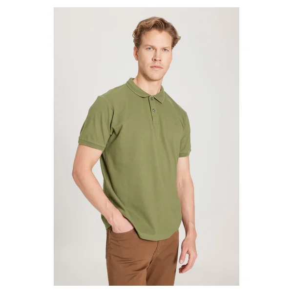 Wrangler Regular Fit Normal Kesim %100 Pamuk Polo Yaka Siyah Tişört - Görsel 8