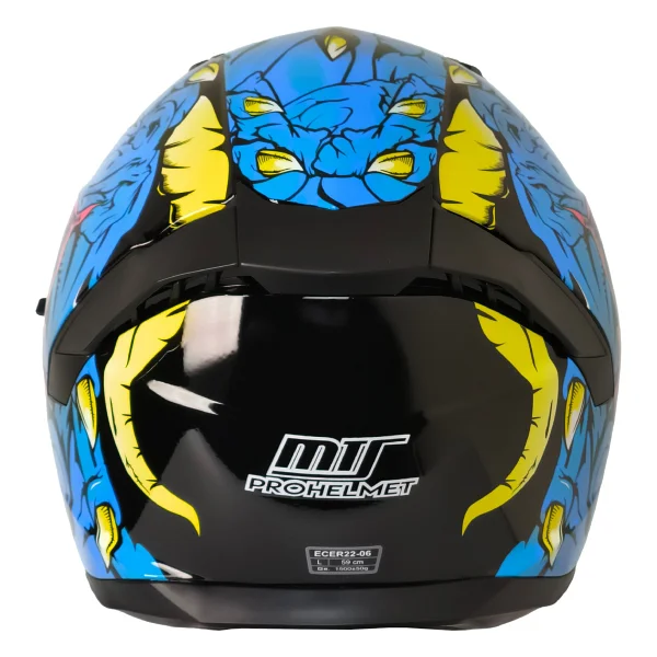 Mts M-910 Kraken Full Face Kapalı Motosiklet Kaskı - Çok Renkli - Görsel 3