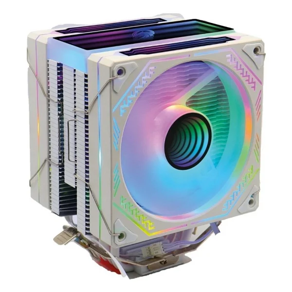 Zoko Ice Pro Wp4 Beyaz Auto Rainbow Fanlı Kule İşlemci Fanı - Görsel 2