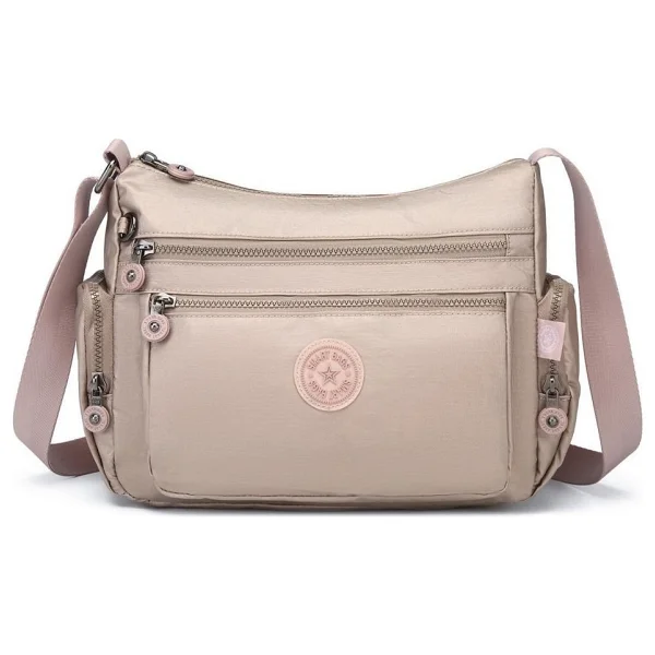 Smart Bags Metalik Kumaş Kadın Postacı Çantası Smart Bags 1115 - Platin - Görsel 5