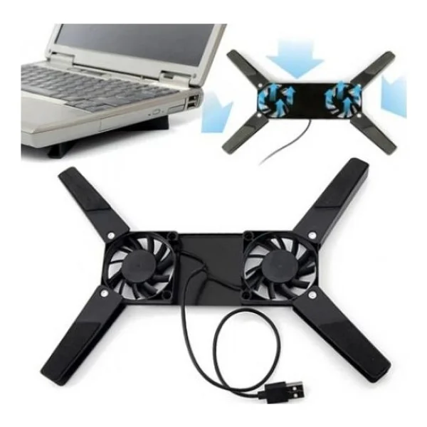 3b Trend 3b Trend Portatif Katlanabilir Çift Fanlı Laptop Soğutucu Stand - Görsel 6