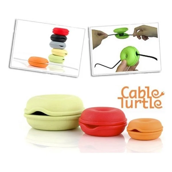 3b Trend Turtle Cable Kablo Toparlayıcı 3 Boy Toparlayıcı Kablo Düzenleyici Toparlayıcı - Görsel 3