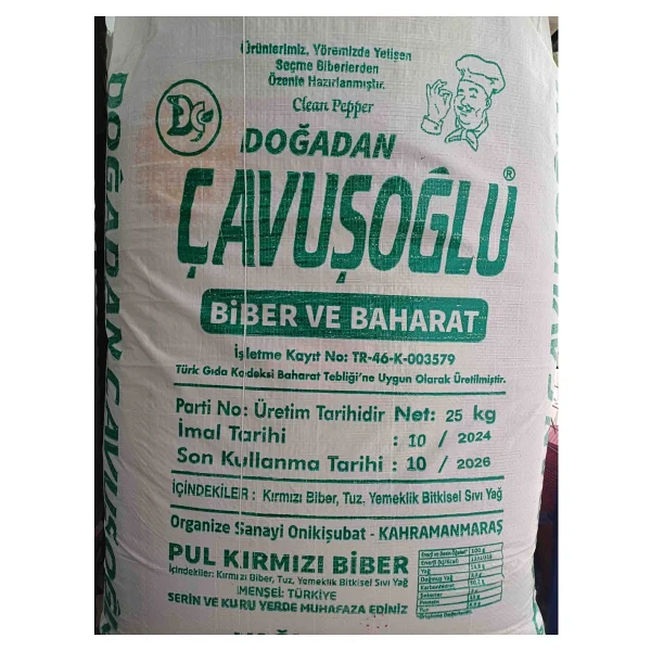 Çavuşoğlu Esnafa Özel Yaprak Pul Biberi - 10 Kg - Görsel 4
