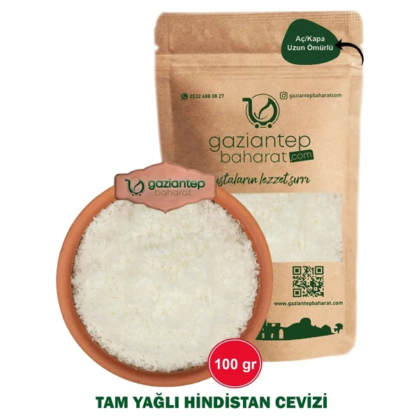 Gaziantep Baharat Hindistan Cevizi 100 Gr - Doğal Öğütülmüş Gaziantep'ten Taze Ve Lezzetli - 100 Gr - Görsel 5