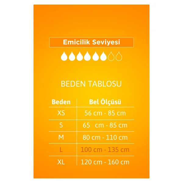 Tena Belbantlı Plus 6 Damla Büyük Boy L 30'lu 3 Adet Hasta Bezi - Görsel 4