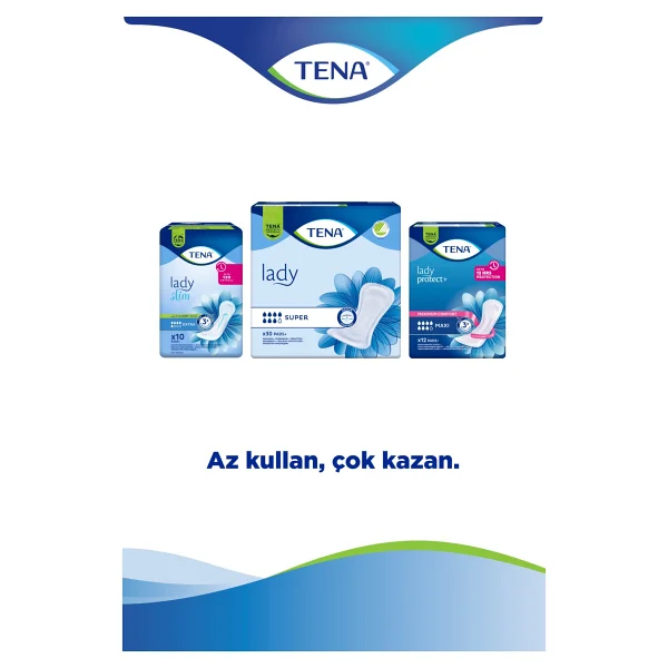 Tena Lady Süper 7 Damla 30'lu 6 Adet Kadın Mesane Pedi - Görsel 5