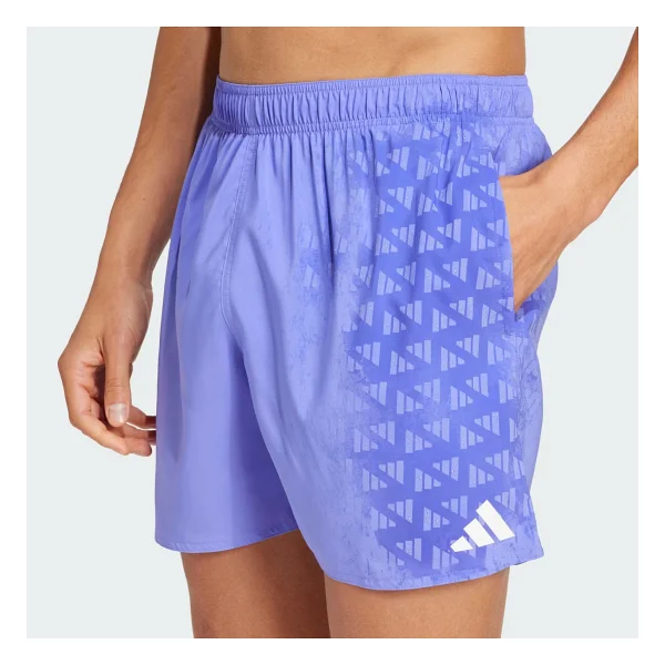 Adidas Water Reactive Graphic Swim Shorts Je6093 Mor Erkek Deniz Şortu - Görsel 5