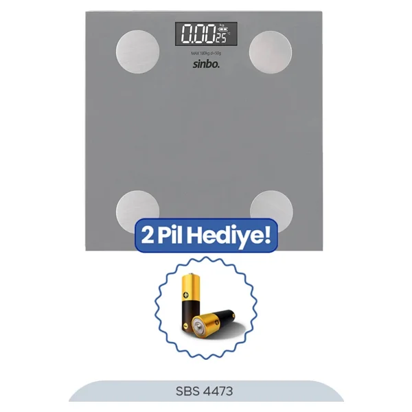 Sinbo Sbs-4473 Akıllı Dijital Baskül - Görsel 2