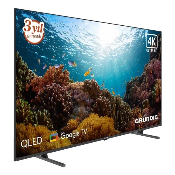 Grundig 75 Gjq 9200 4K Ultra HD 75" 190 Ekran Uydu Alıcılı Google Smart QLED TV - Görsel 2