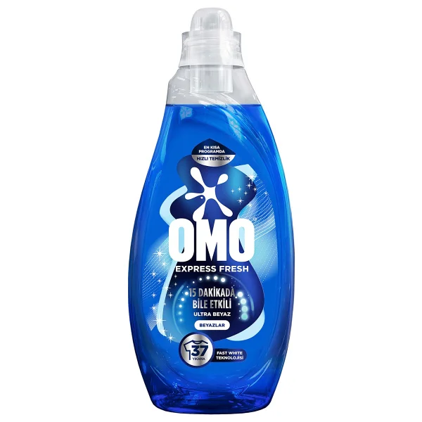 Omo Express Fresh Ultra Beyaz Sıvı Deterjan 1.48 Lt - Görsel 2