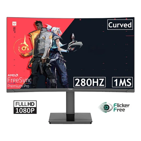 Npc MD2729-K3 27 Inç 280Hz 1ms Fullhd Wled Speaker 1500R Va Curved Oyuncu Monitörü