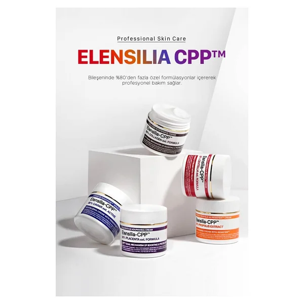 Elensılıa Yaşlanma Karşıtı, Sıkılaştırıcı %80 Plasenta Krem Elensilia Cpp 80 Placenta Formula Cream - Görsel 5
