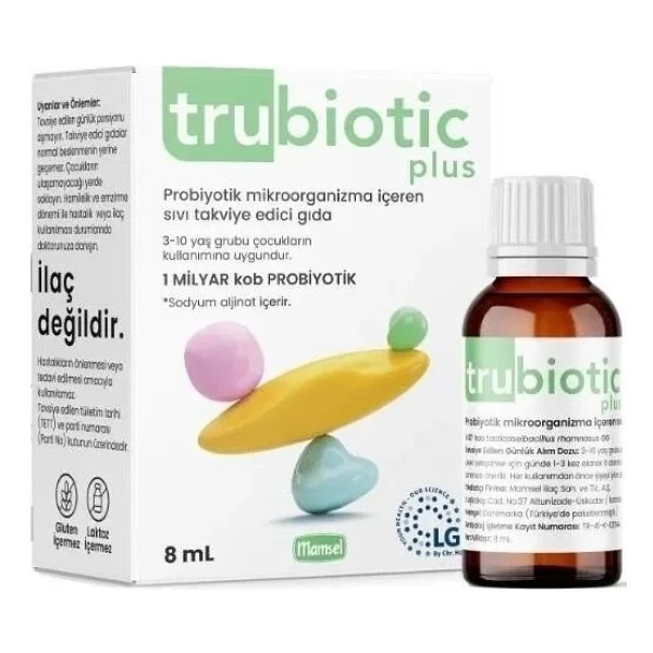 Trubiotic Plus Probiyotik 8 Ml Damla - Görsel 6